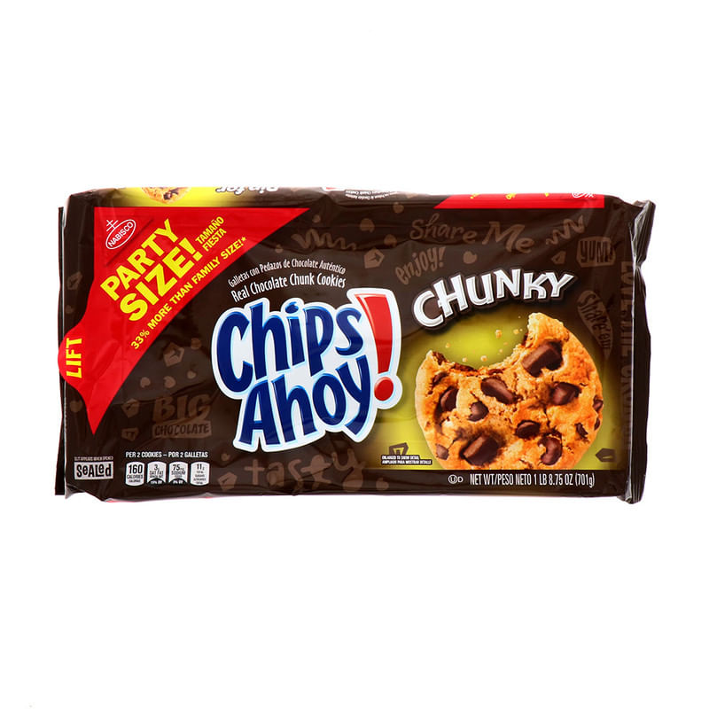 Chips Ahoy! Chunky Party Size 8.75 Oz