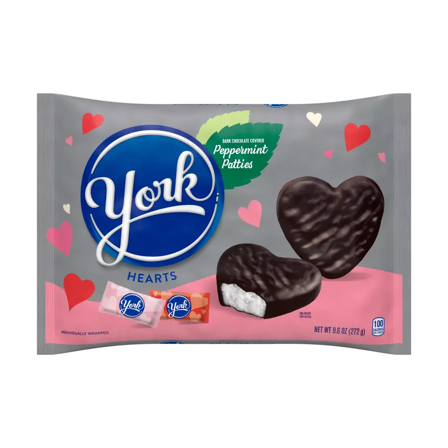 York Hearts Peppermint Patties 9.6 oz