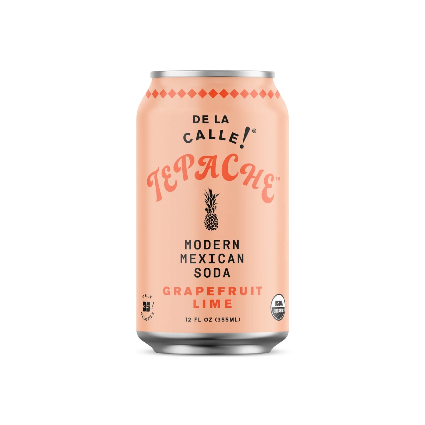 De La Calle Tepache Modern Mexican Soda Grapefruit Lime 12 Fl Oz
