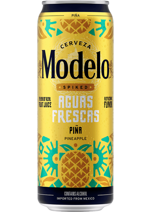 Cerveza Modelo Spiked Agua Frescas Piña 12 Oz