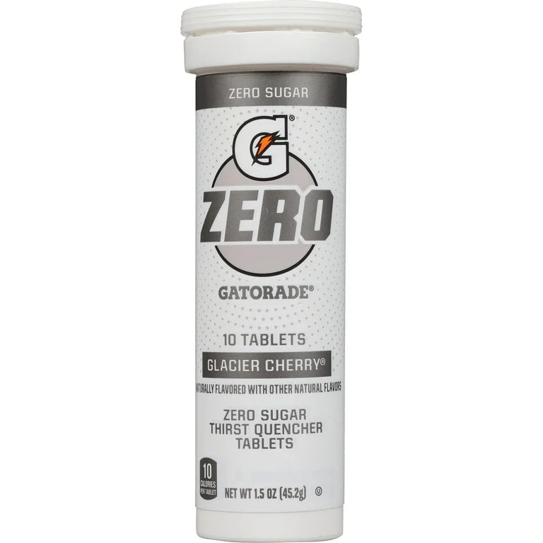 Gatorade Glacier Cherry Zero Sugar Thirst Quencher 10 Tablets 1.6 Oz