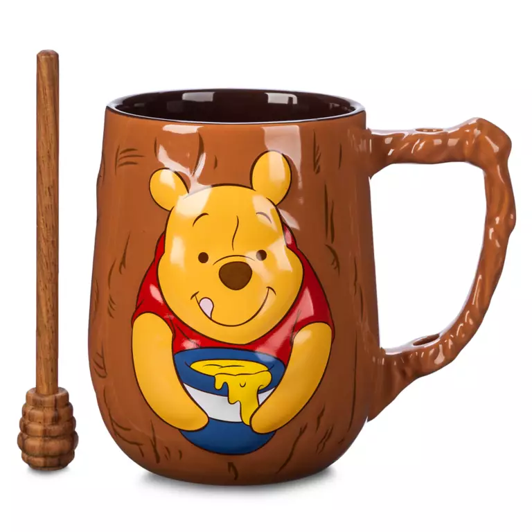 Winnie The Pooh Mug And Honey Dipper Set
