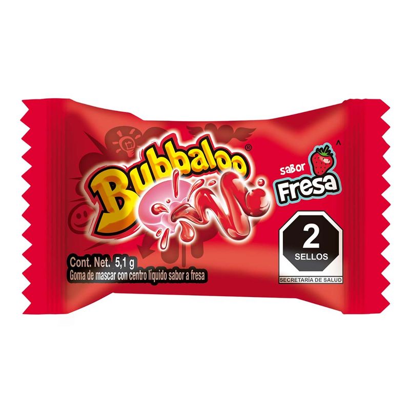 Bubbaloo Sabor Fresa 5.1 G