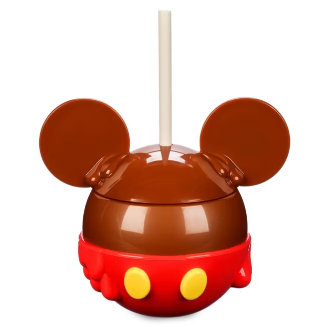 Mickey Mouse Caramel Apple Tumbler With Straw