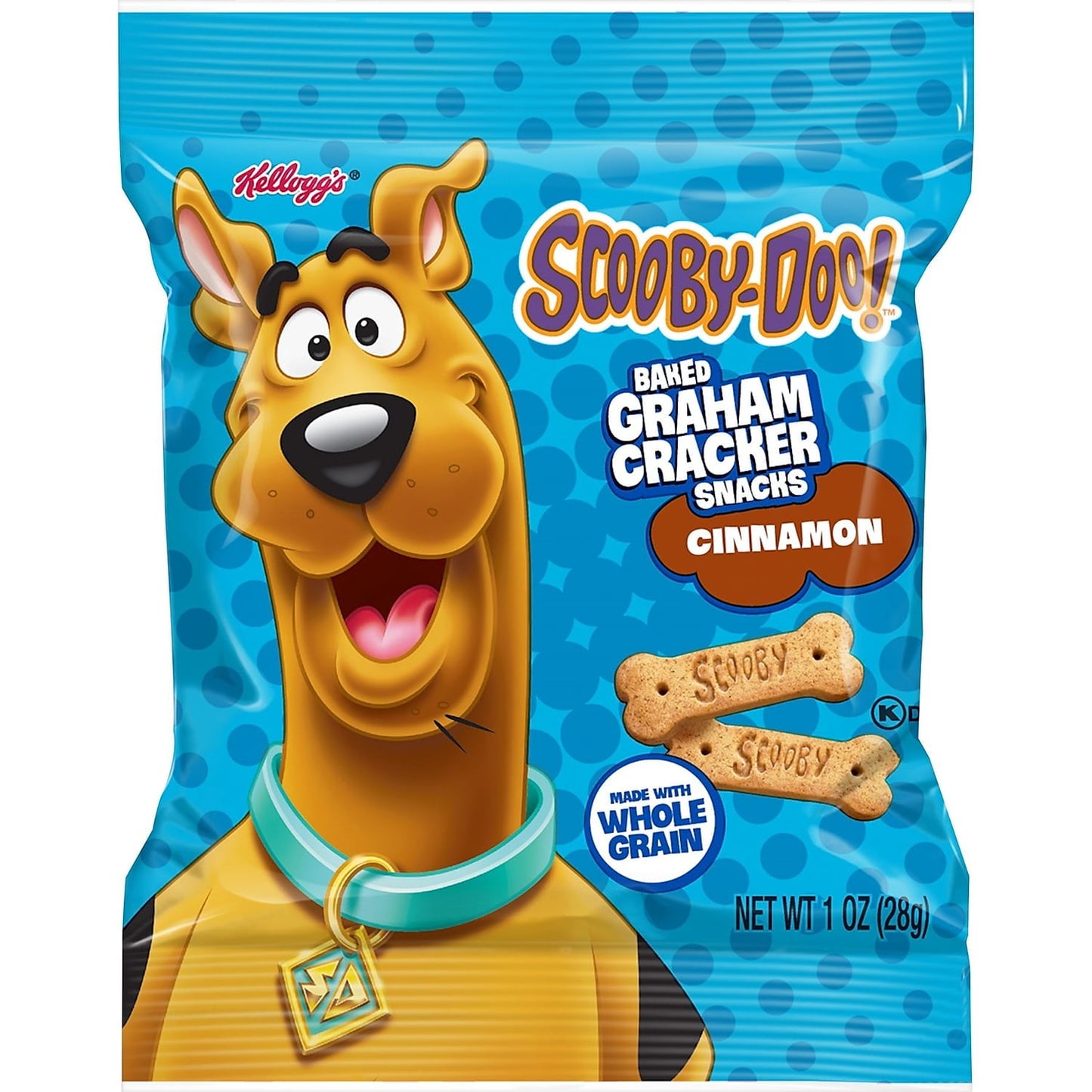 Kellogg's Scooby-Doo! Graham Cracker Snack Cinnamon 1 oz