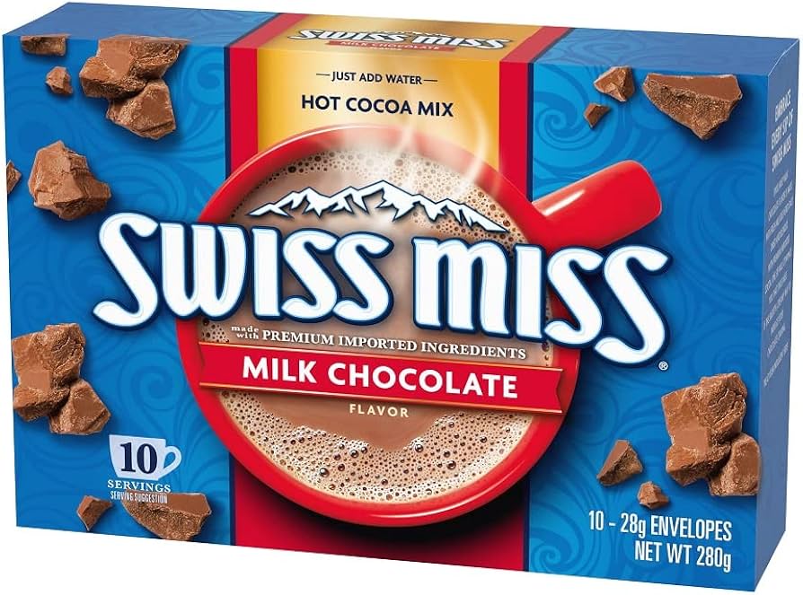 Swiss Miss Milk Chocolate Hot Cocoa Mix 10 Pieces 280 G