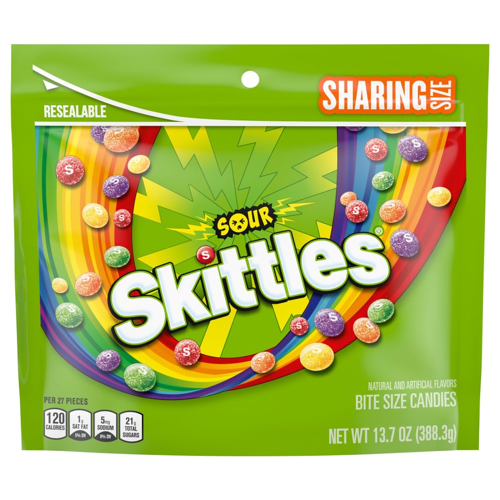 Skittles Sour Sharing Size 13.7 Oz