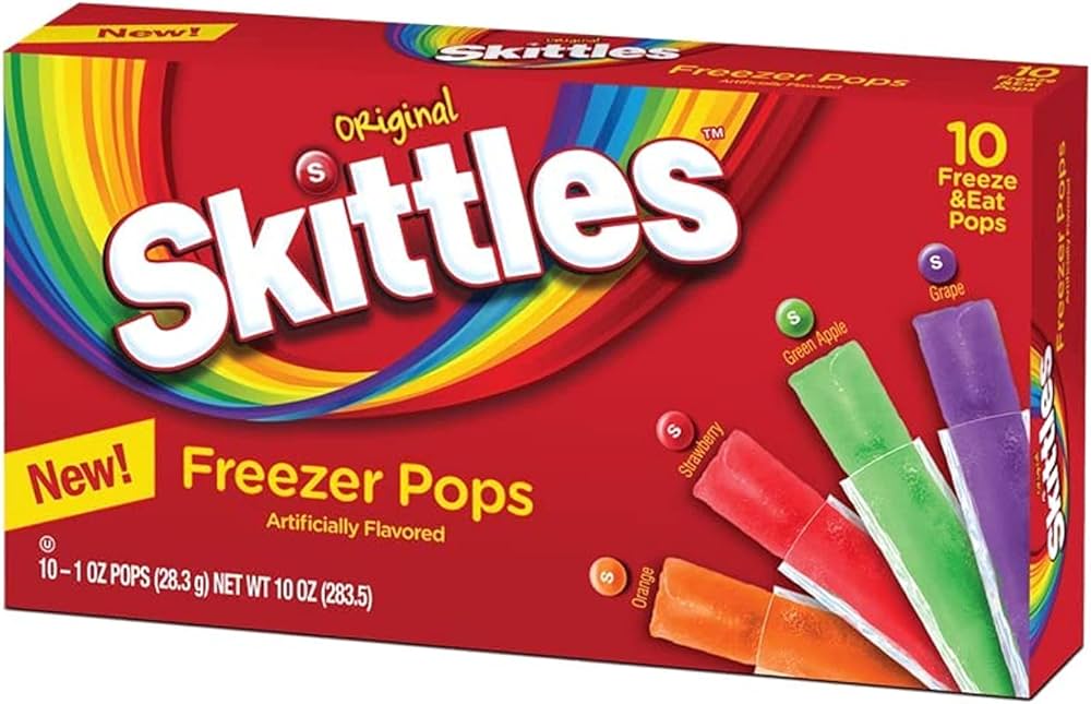 Skittles Freezer Pops 10 Oz