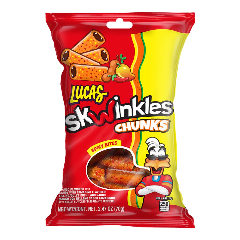 Lucas Skwinkles Chunks Spicy Bites 2.47 Oz