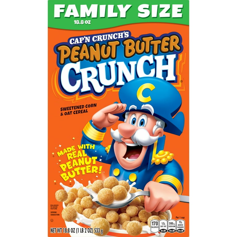 Cap'N Crunch'S Peanut Butter Crunch 18.8 Oz