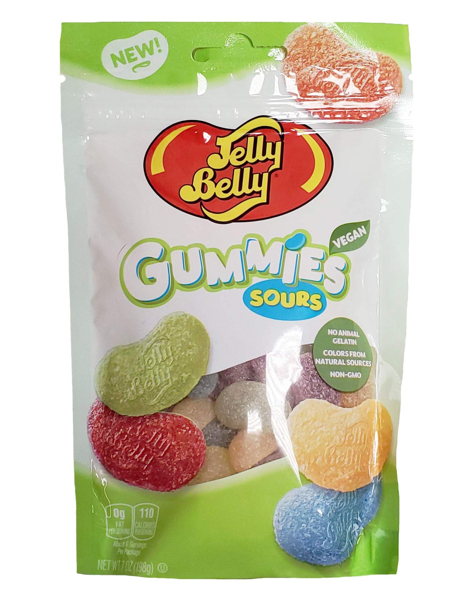 Jelly Belly Gummies Sours Vegan 7 Oz