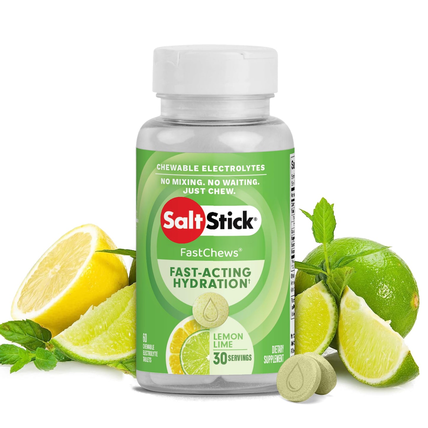 Salt Stick Electrolyte Lemon Lime 120 Tablets