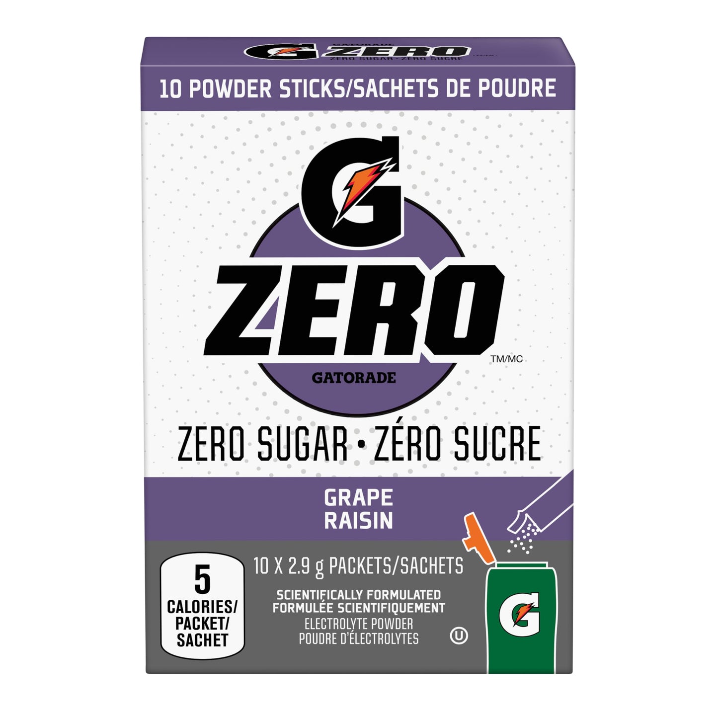 Gatorade Zero Grape X 10