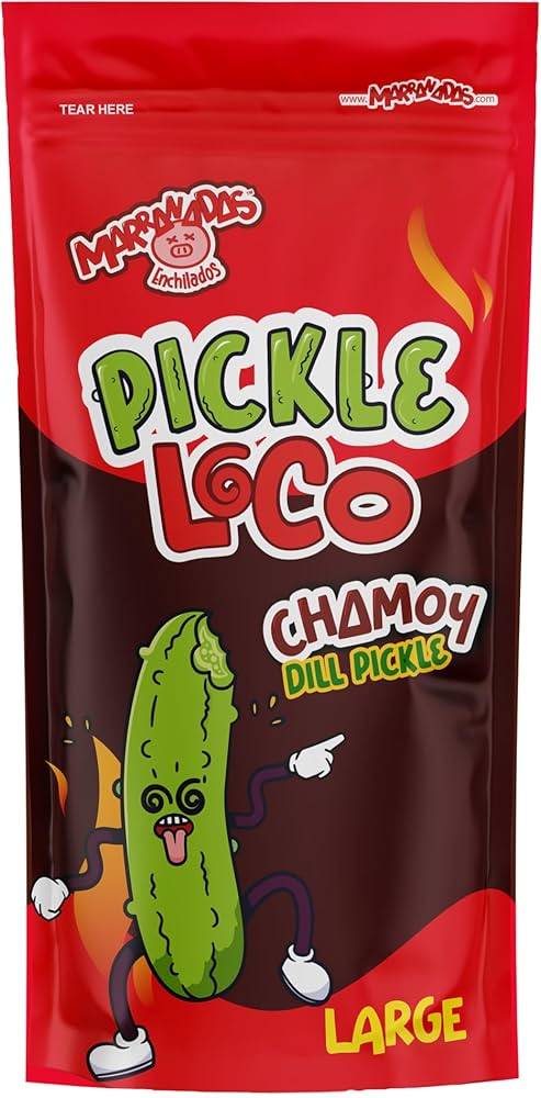 Marranadas Enchilados Pickle Loco Chamoy Dill Pickle Large 1 Ct