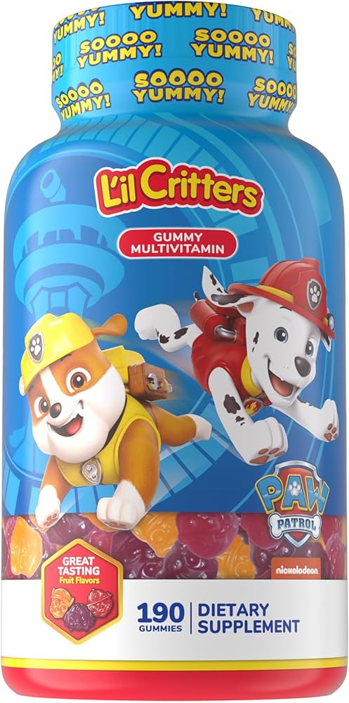 Lil Critters Gummy Multivitamin Paw Patrol 60 Gummies