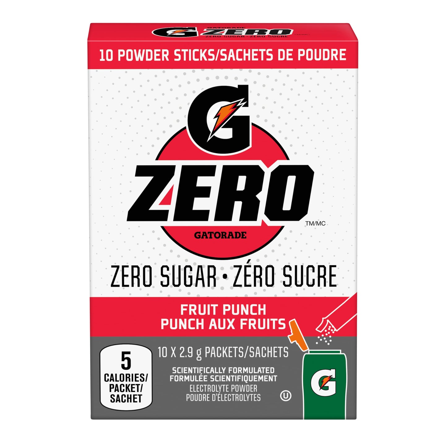 Gatorade Zero Fruit Punch X 10