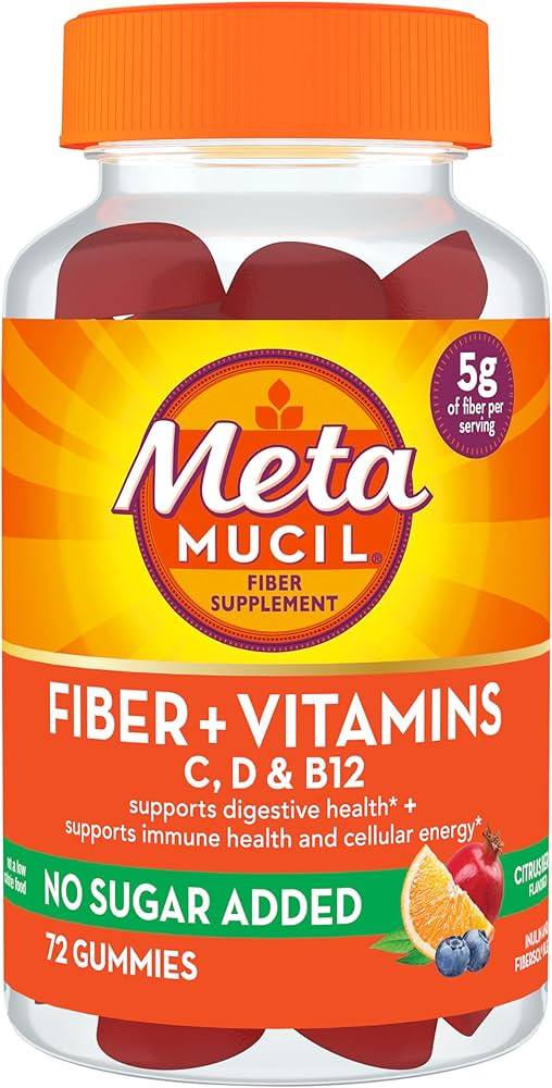 Meta Mucil Fiber Gummies 72 Gummies 5G