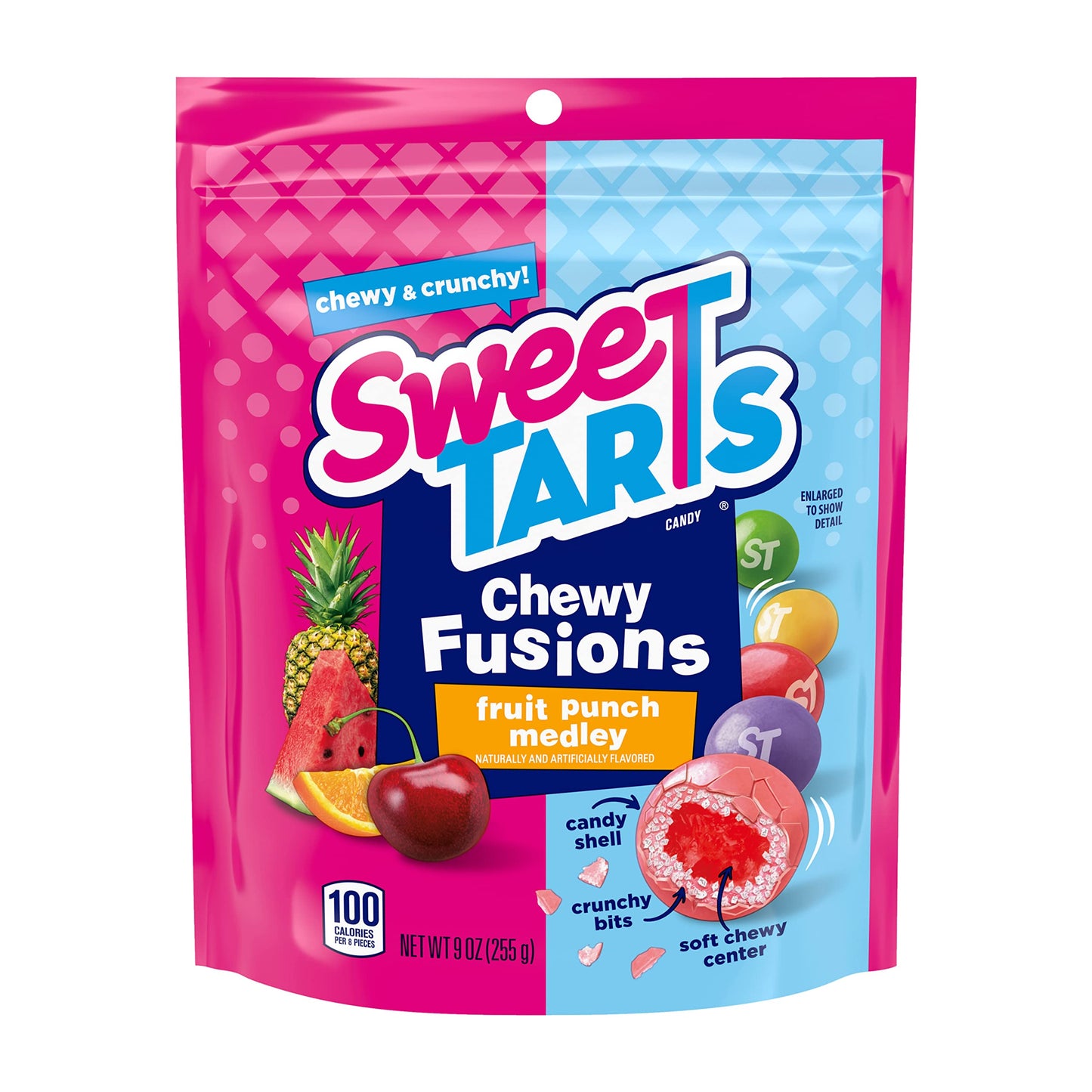 Sweetarts Chewy Fusions Fruit Punch Medley 9 Oz