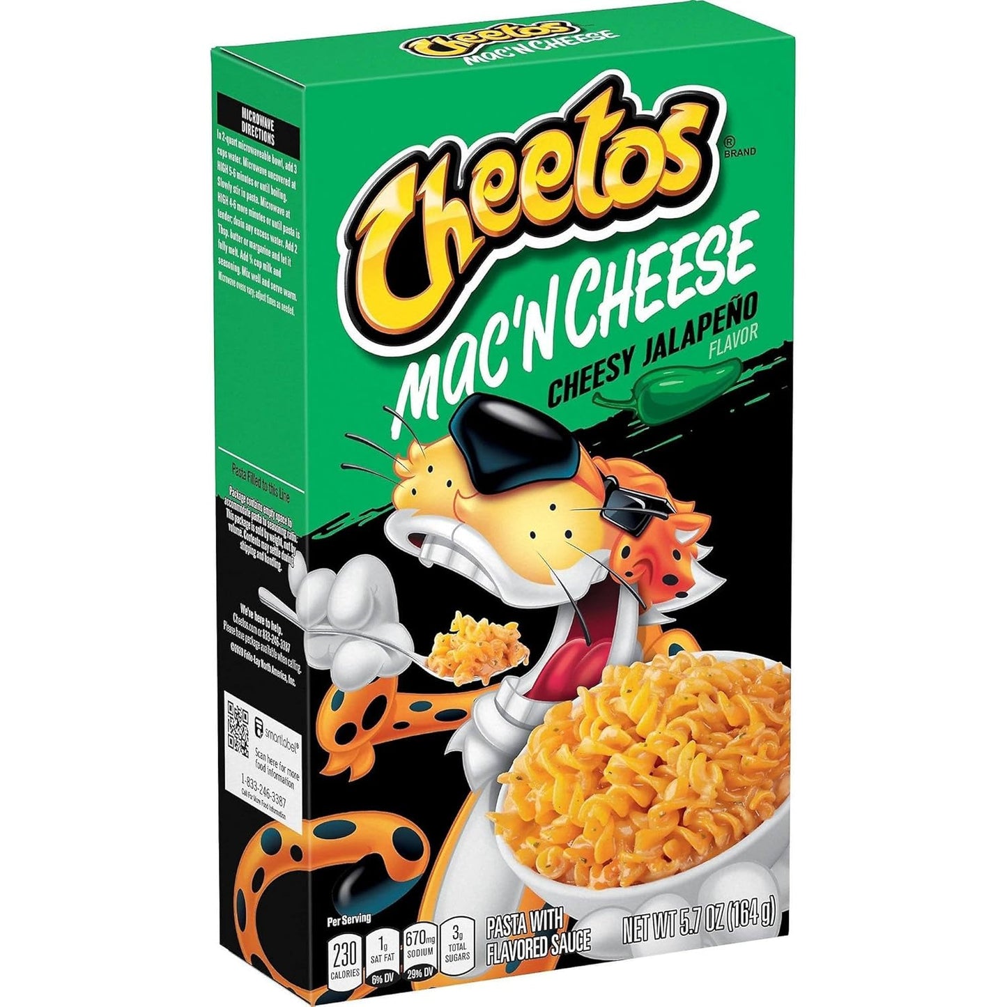 Cheetos Mac N Cheese Cheesy Jalapeno Flavor 5.7 Oz