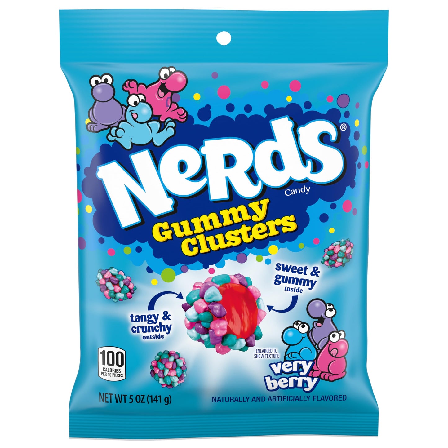 Nerds Gummy Clusters Very Berry 5 Oz