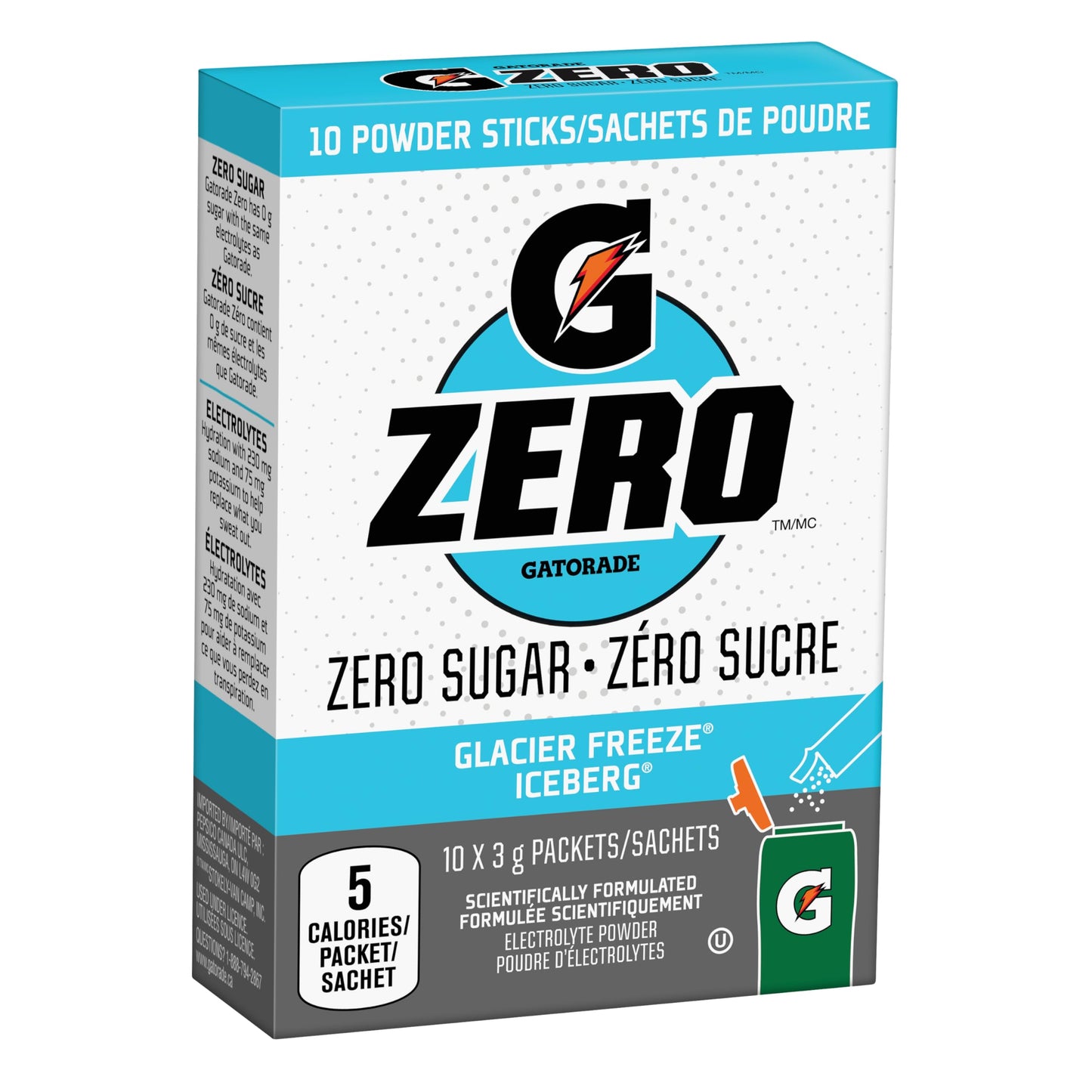 Gatorade Zero Glacier Freeze X 10