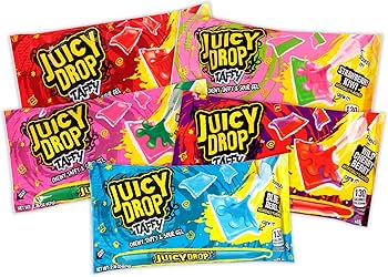 Juicy Drop Taffy & Sour Gel 2.36 Oz
