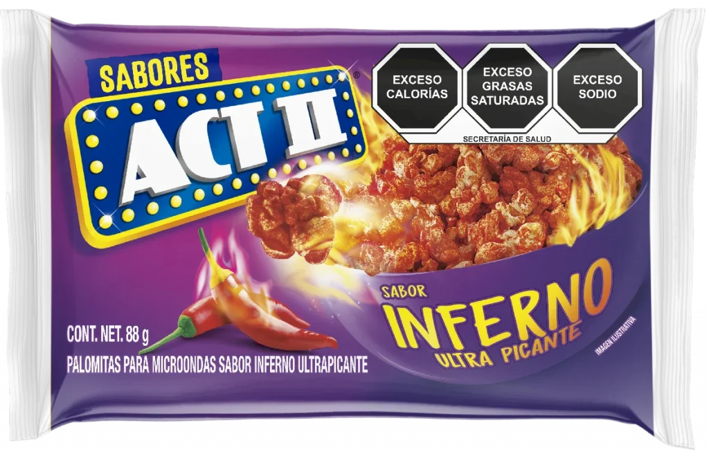 Act Ii Sabor Inferno Ultra Picante 88G