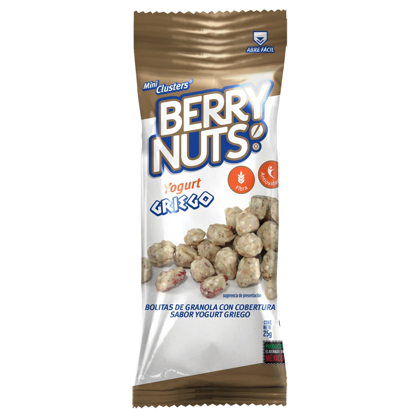 Berry Nuts Mini Clusters Bolsitas De Granola Sabor Yogurt Griego 1 Ct