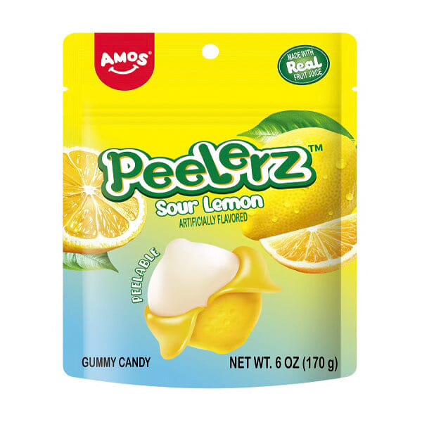 Amos Peelerz Gummy Lemon 3 Oz