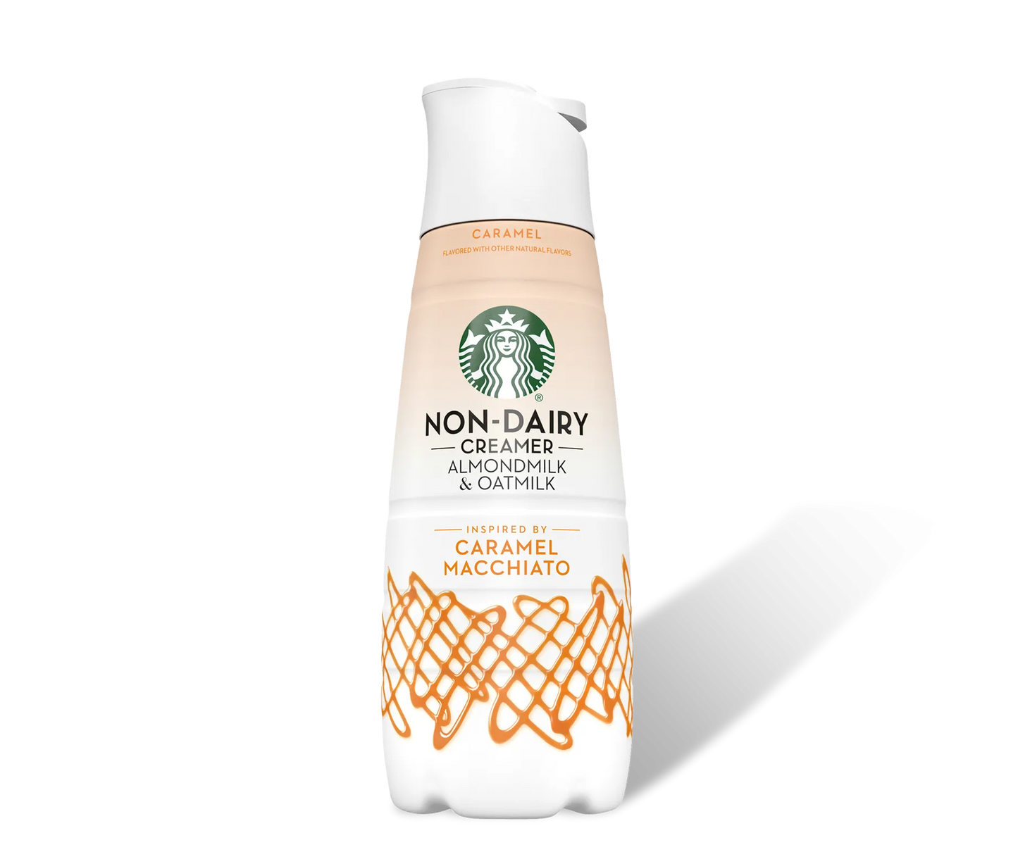 Starbucks Non Dairy Creamer Almond & Oatmilk Caramel Macciato 28 Fl