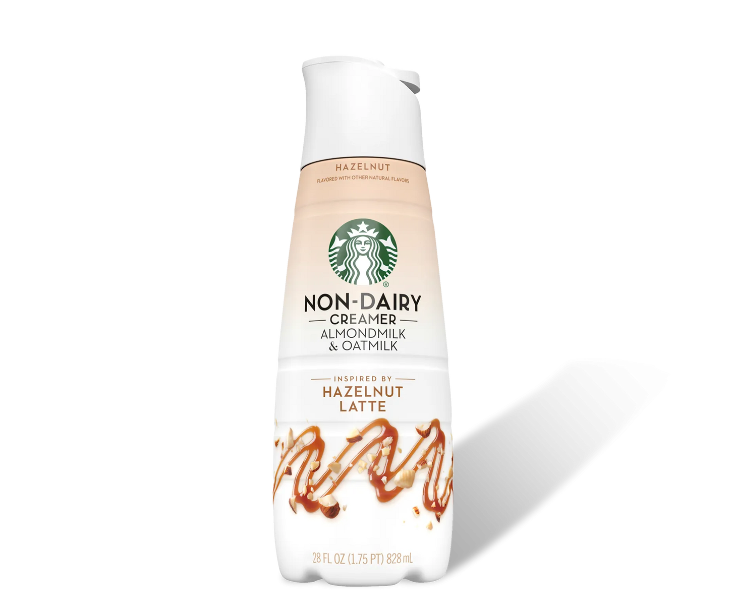 Starbucks Non-Dairy Creamer Almond & Oat Milk Hazelnut Latte 28 Fl