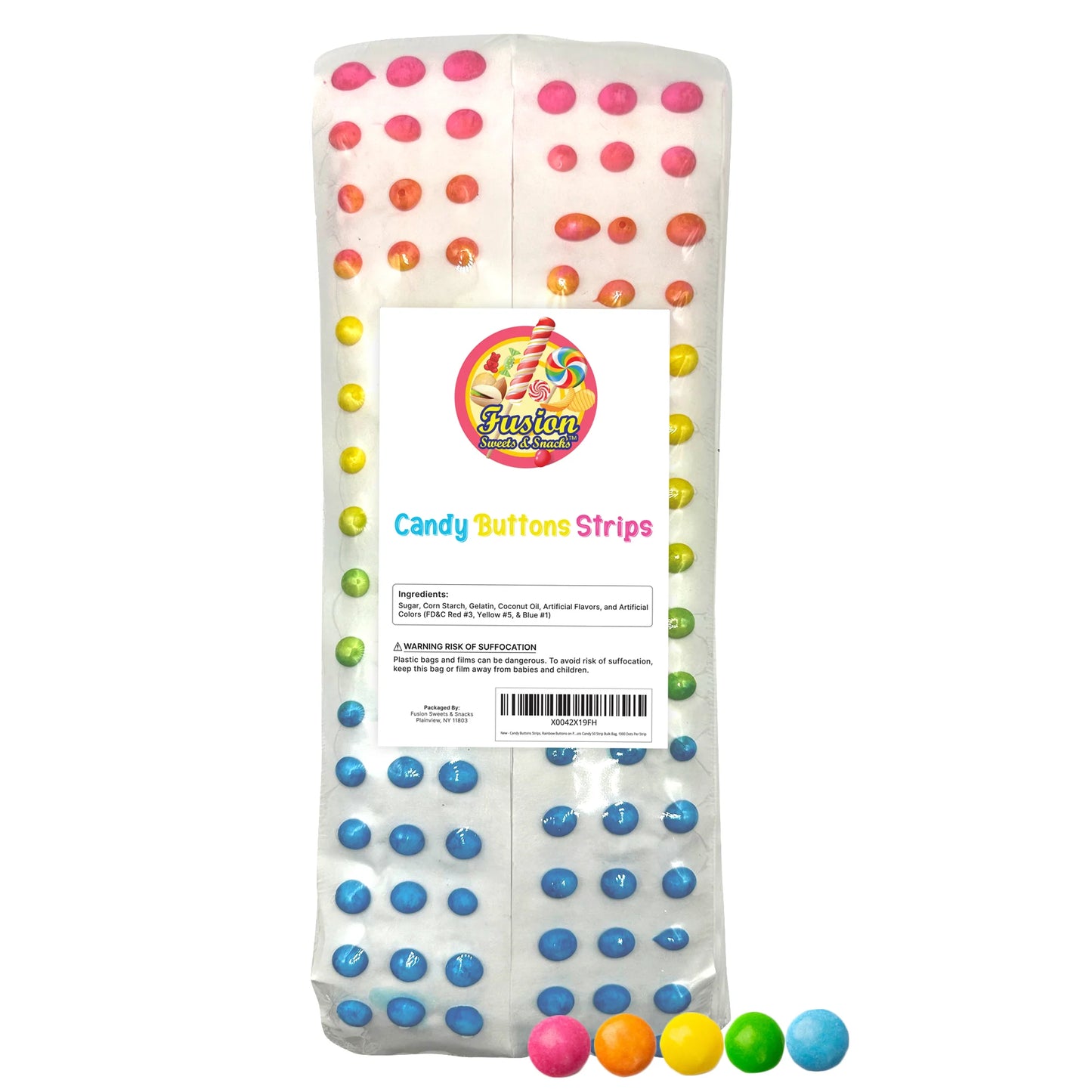Fusion Sweets & Snacks Candy Buttons Strips