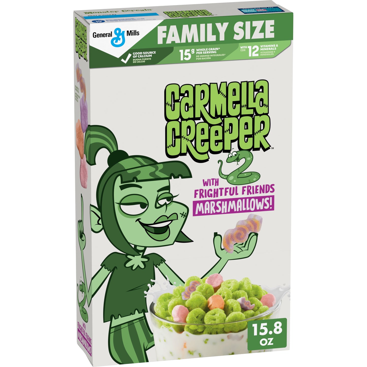 General Mills Carmella Creeper With Frightful Friends Marshmallows! 16 Oz