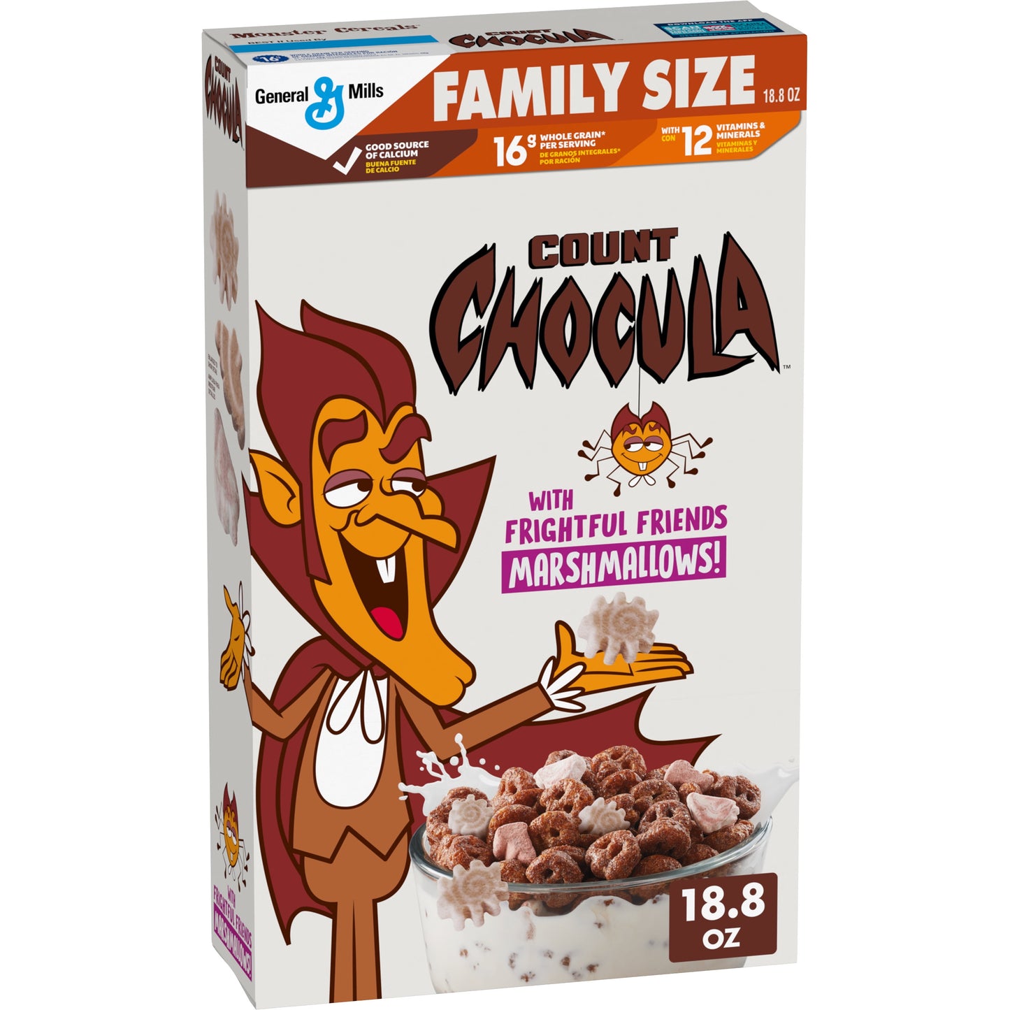General Mills Count Chocula With Frightful Friends Marshmallows! 18.8 Oz