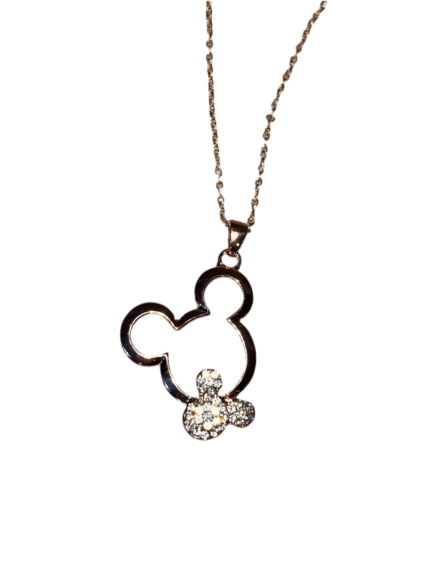 Collar Mickey Oro Rosa