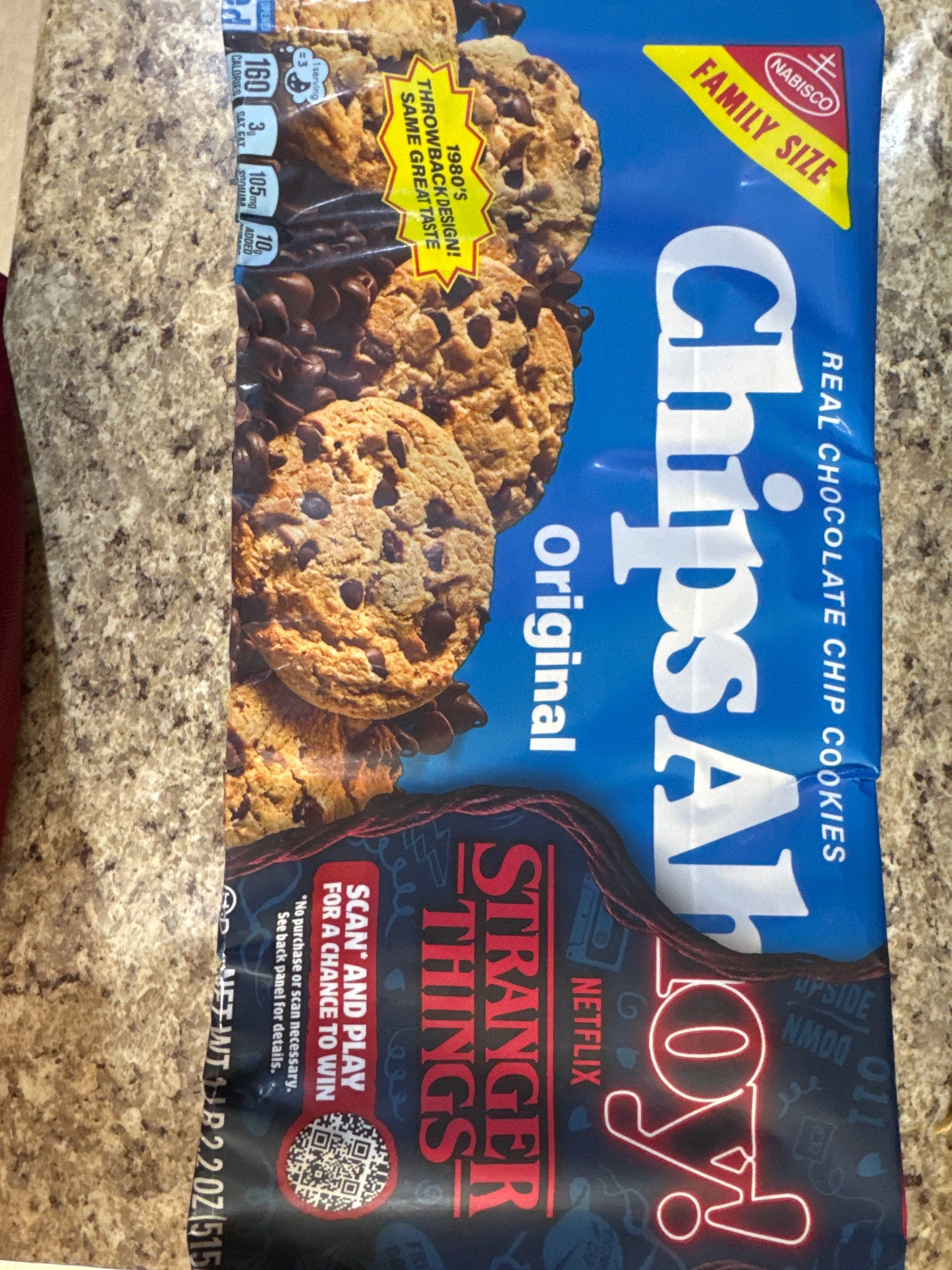 Chips Ahoy Original Stranger Things 1LB 2.2Oz