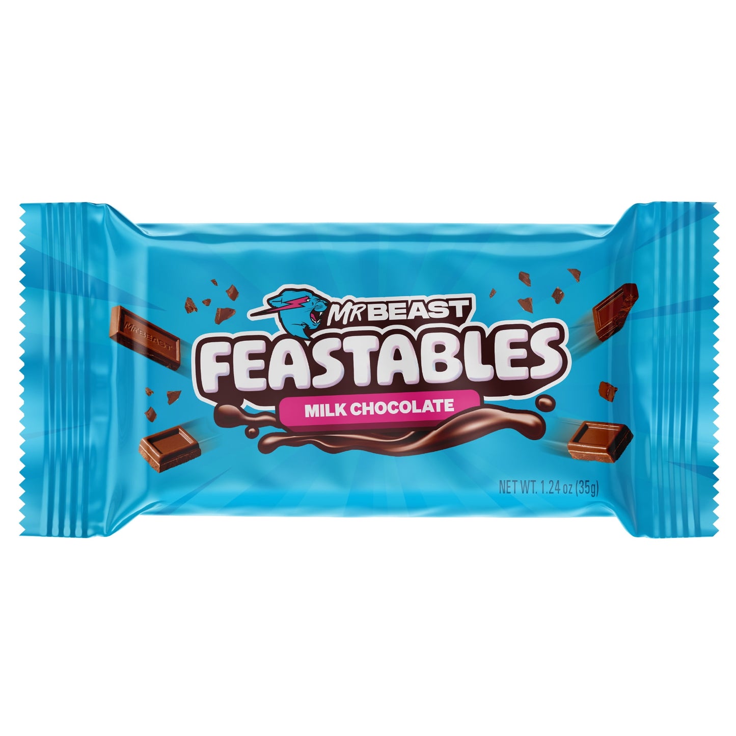 Mr Beast Feastables Milk Chocolate 1.24 Oz