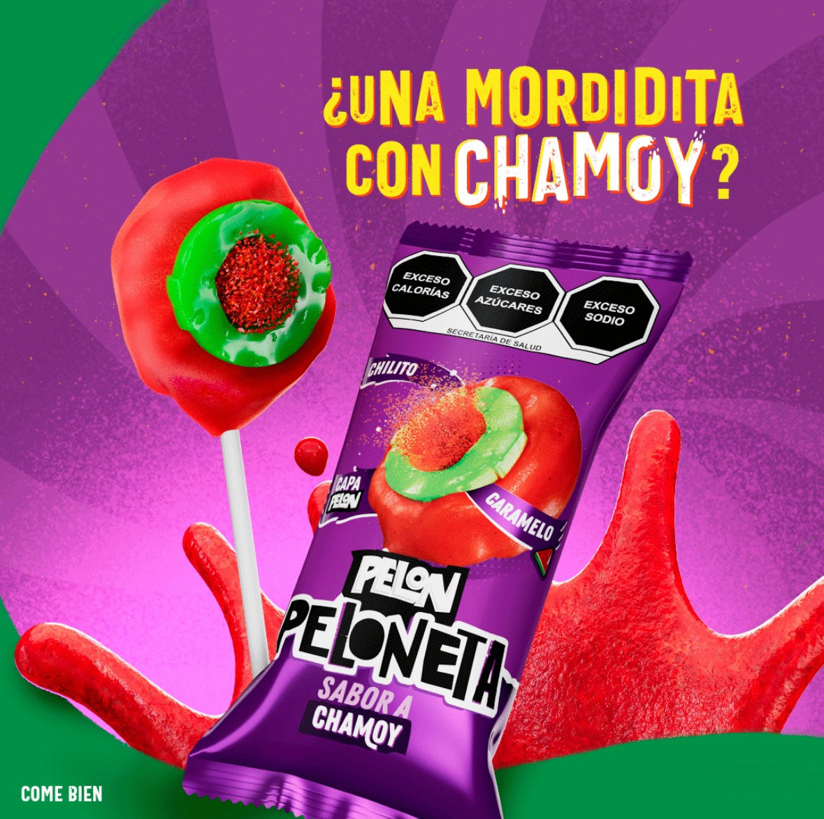 Pelon Peloneta Chamoy 1 Unidad
