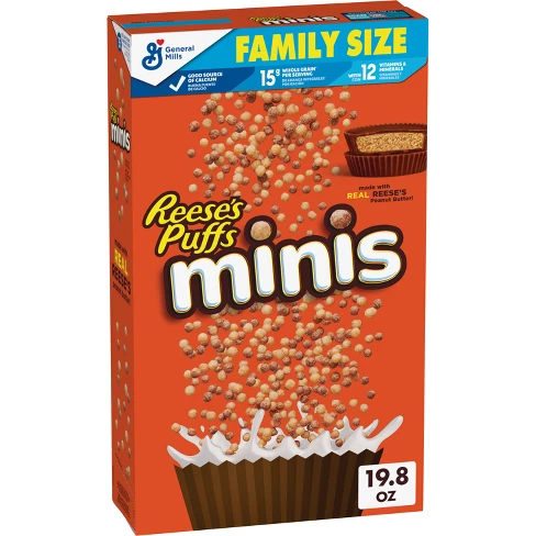 Reese'S Puffs Minis Family Size 19.8 Oz