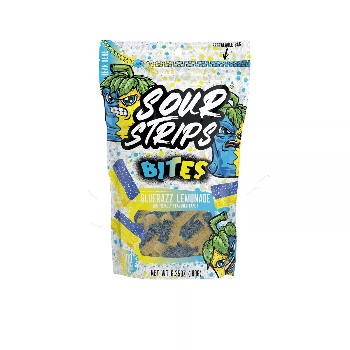 Sour Strips Bites Bluerazz Lemonade 6.35 Oz