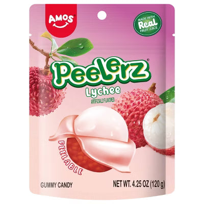 Amos Peelerz Gummy Lychee 4.25 oz