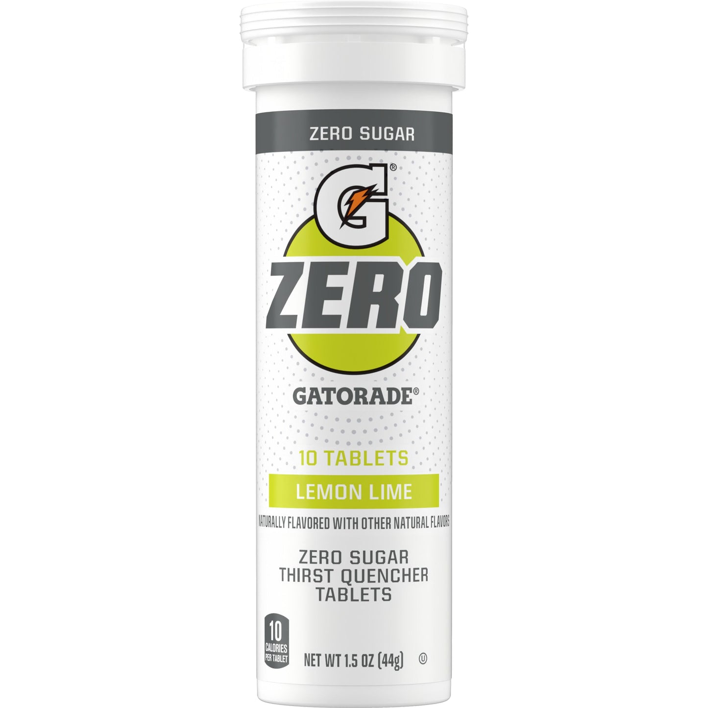 Gatorade Lemon Lime Zero Sugar Thirst Quencher 10 Tablets 1.6 Oz