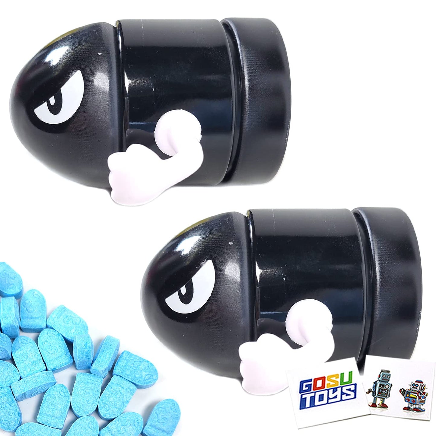 Super Mario Bullet Bill Blue Raspberry Candy Sours
