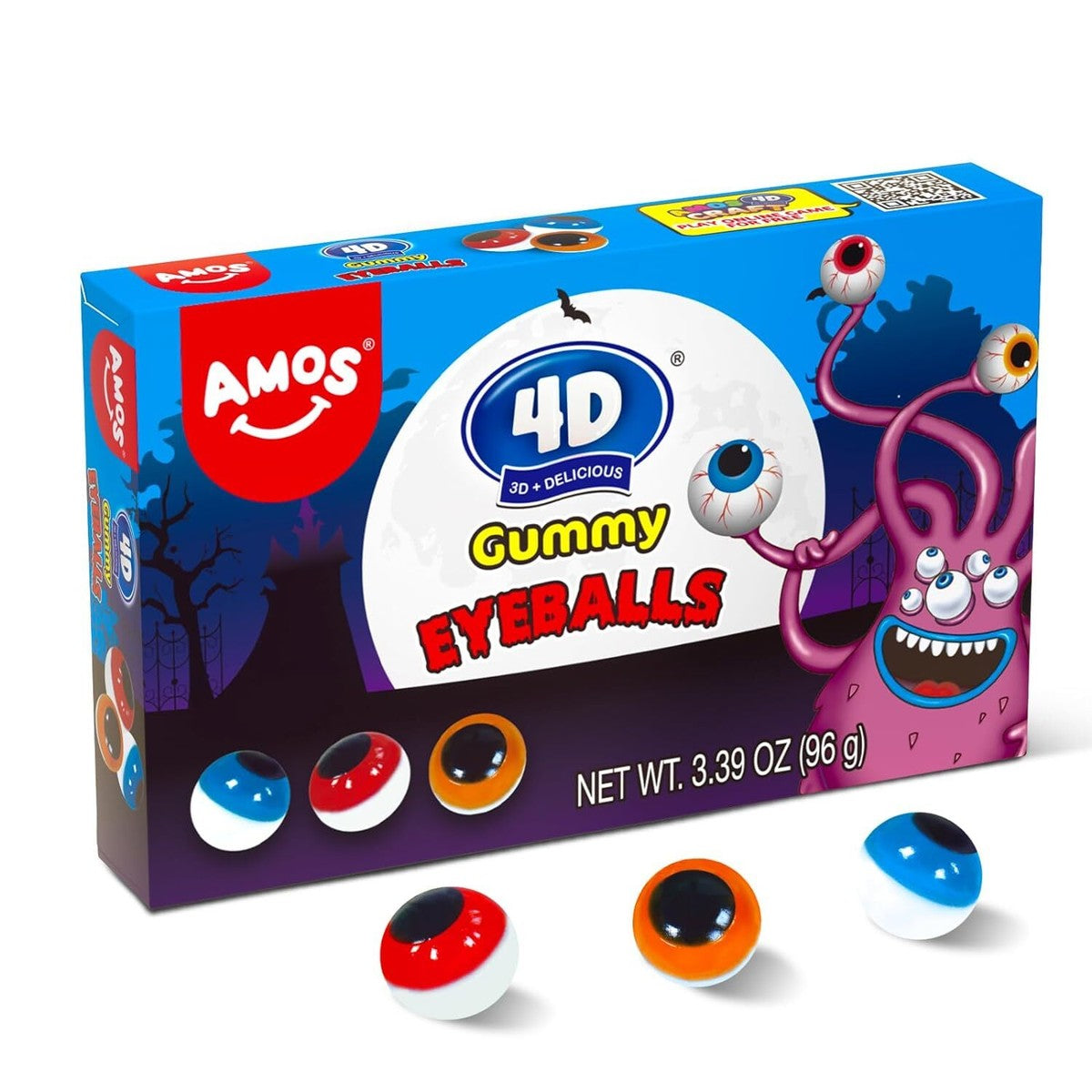 Gummy Eyeballs 3.39 Oz 96G