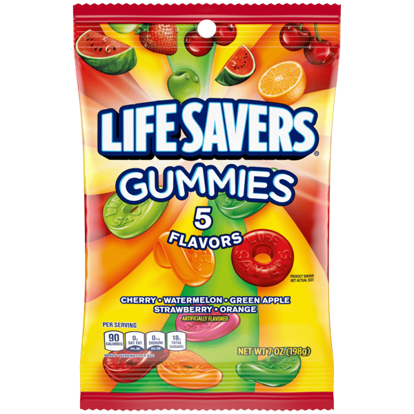 Life Savers Gummies 5 Flavors 7 Oz