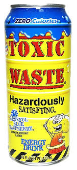 Toxic Waste Baneful Blue Raspberry 16 Oz