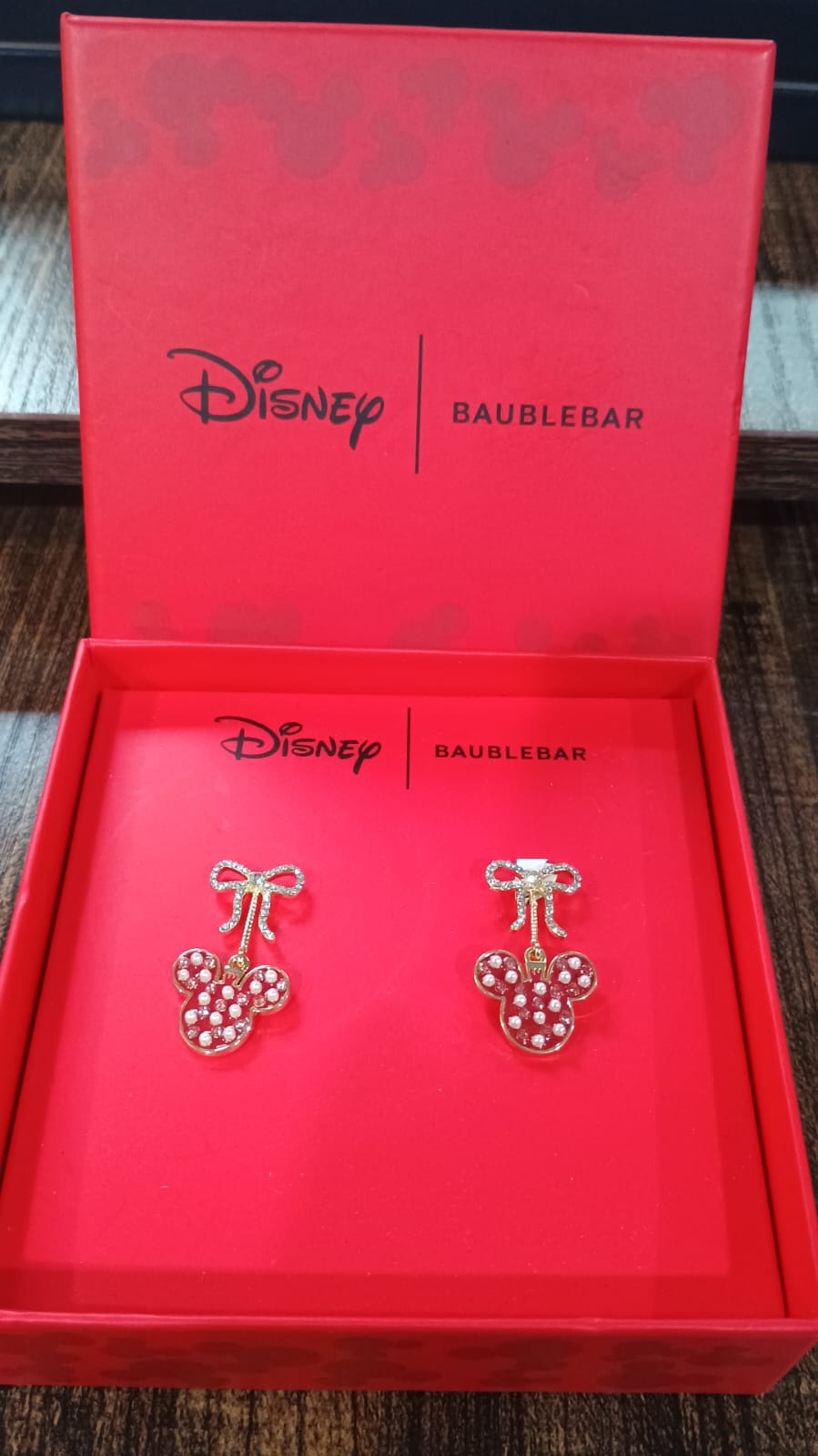 Baublebar Disney Aretes De Navidad Rojos