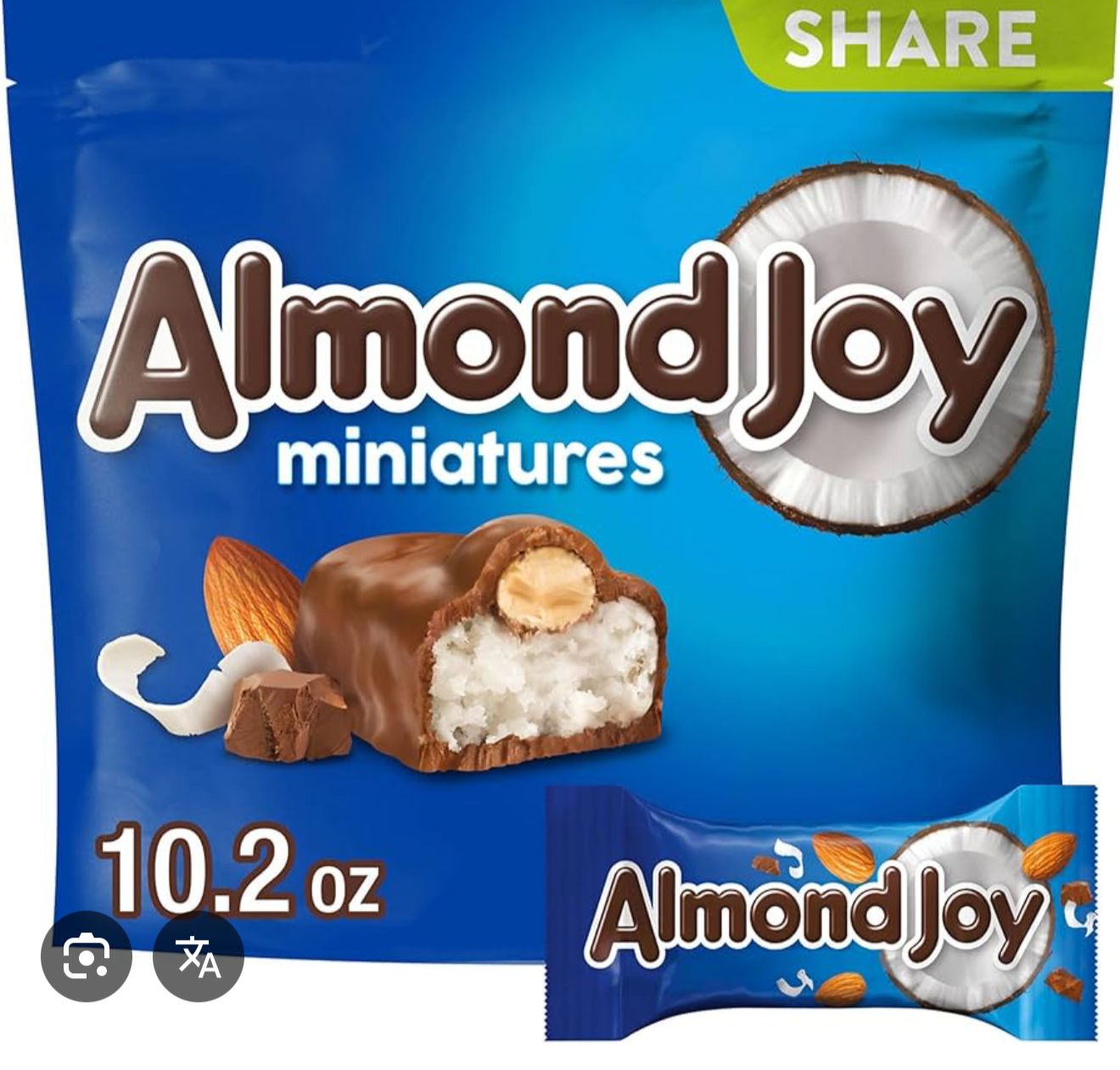 Almond Joy Miniatures 10.2 Oz