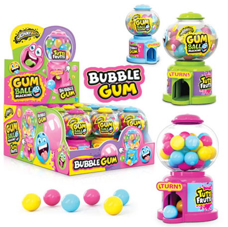 JOHNY BEE Tutti Frutti Gum Ball Machine
