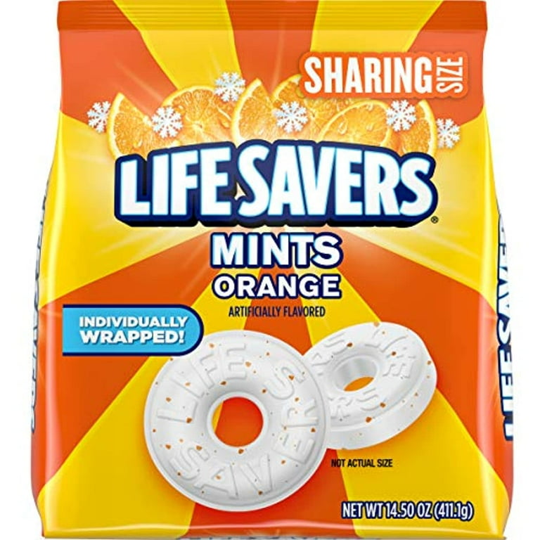 Life Savers Orange Mints Individually Wrapped 13 Oz